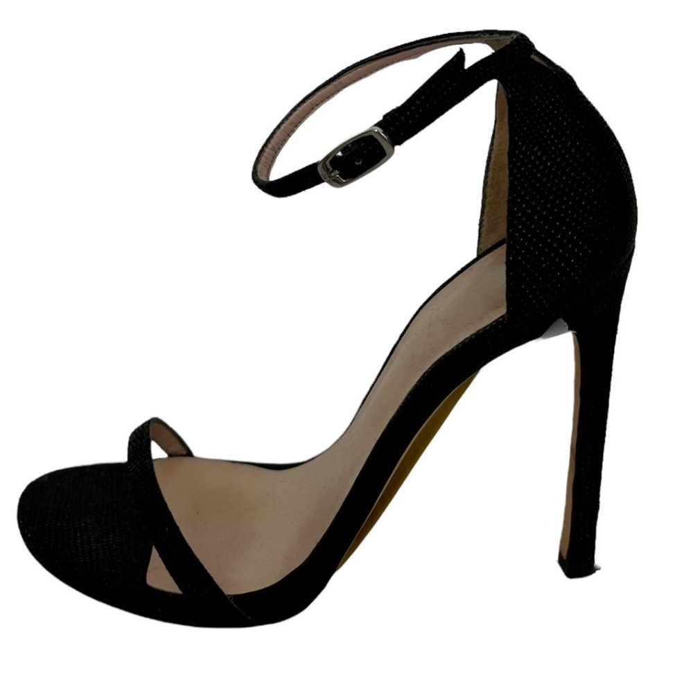 Stuart Weitzman Nudist Black Size 6 Suede Stiletto High Heels